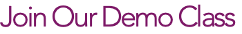 Join Our Demo Class