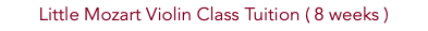 Little Mozart Violin Class Tuition ( 8 weeks )